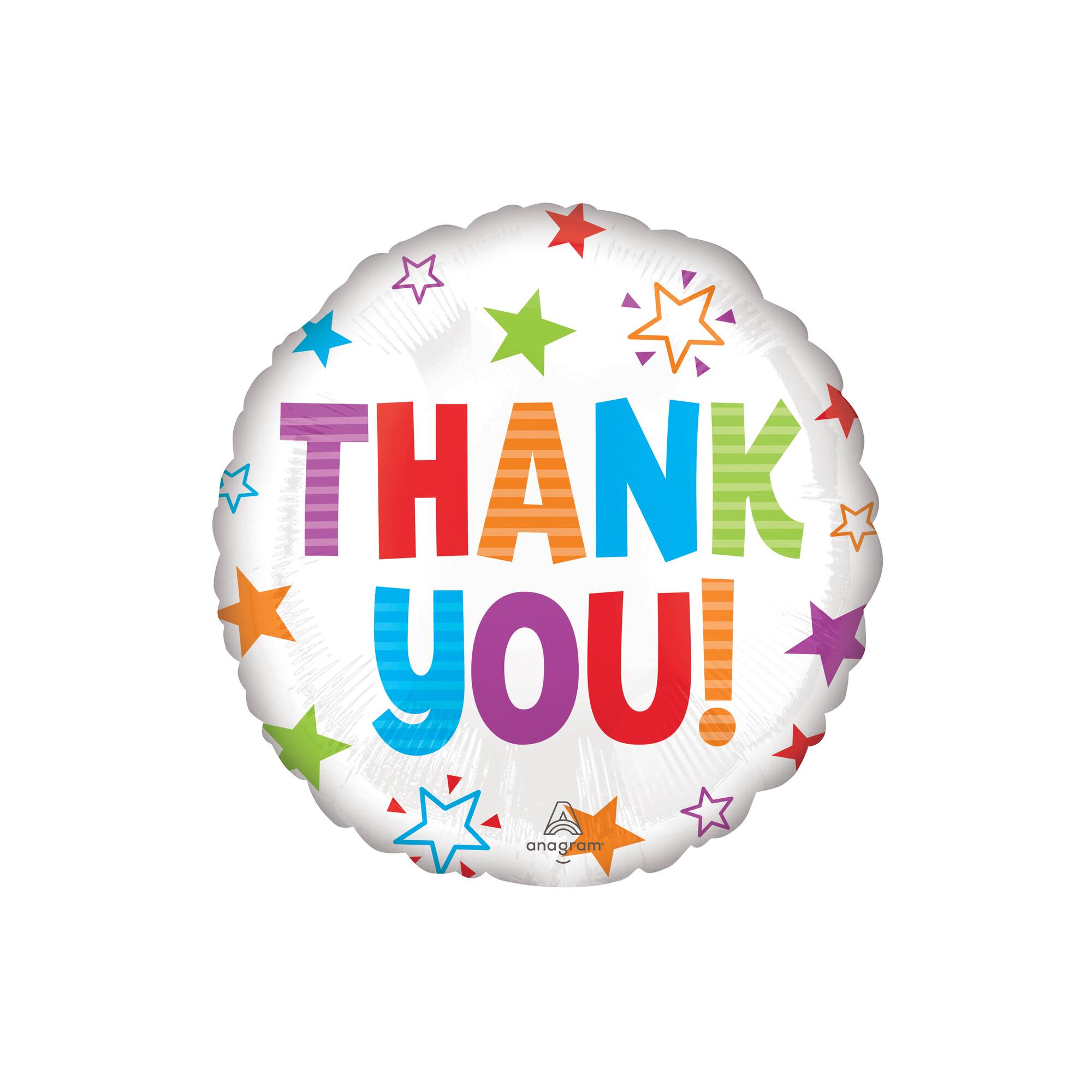 17" Thank You Foil Balloon